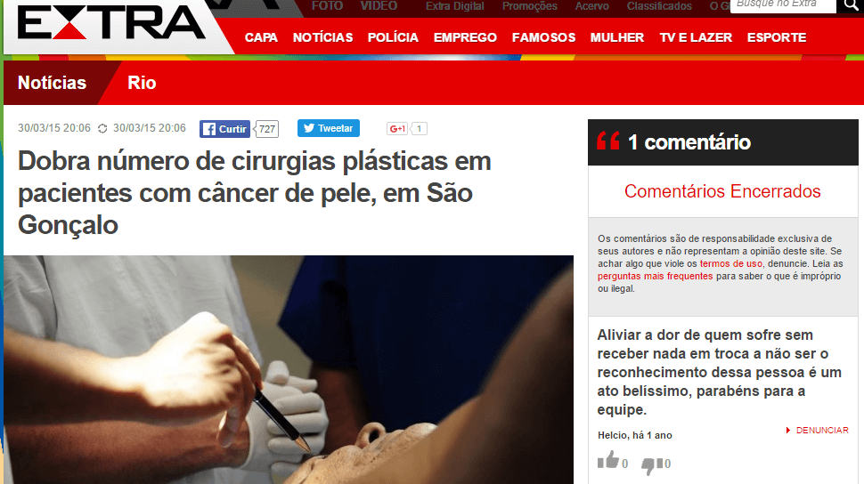Dr. Pablo Trindade especialista em Ipanema e Duque de Caxias, explica sobre cirurgias plásticas em pacientes com câncer de pele.